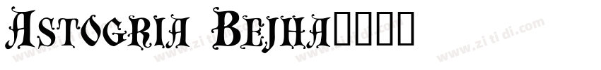 Astogria Bejha字体转换
